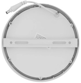 PANNELLO LED DI SUPERFICIE ROTONDO BIANCO 12W