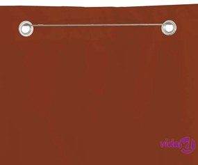 vidaXL Paravento per Balcone Terracotta 160x240 cm in Tessuto Oxford