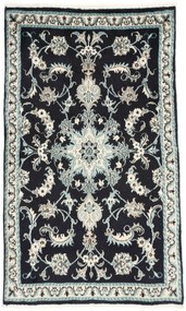Nain Tappeto 150x100 Blu (Iran) Annodato A Mano