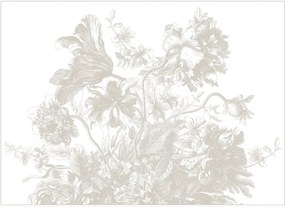 Carta da parati Frans Uyterlinde - Engraved Flowers