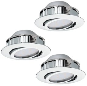 Eglo 95858- SET 3x Lampada da incasso LED dimmerabile PINEDA 1xLED/5,5W/230V