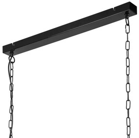 Lampadario a sospensione con catena MARIO 3xE27/60W/230V cromo