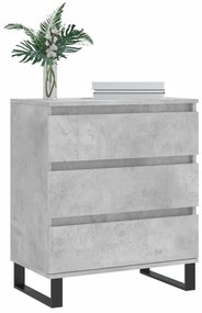 Credenza grigio cemento 60x35x70 cm in legno multistrato