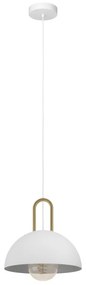 Eglo 99695 - Lampadario su corda CALMANERA 1xE27/40W/230V bianco