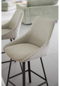 Sgabelli da bar beige in set di 2 (altezza seduta 65 cm) Alison - Rowico