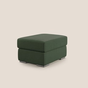 Sun pouf apribile contenitore in microfibra smacchiabile T11 verde
