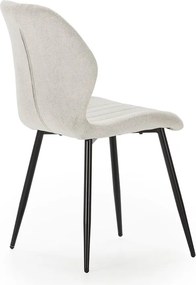 Set di sedie da pranzo color color crema 4 pz Milu - Marckeric