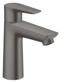 Rubinetto per lavabo Talis cromato nero HANSGROHE getto laminare cristallino a canna media H 16.2 cm