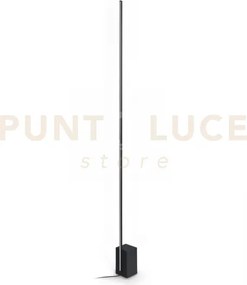 Essence square lampada da terra nera led 3000k  24w  2400 lm