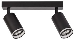 Faretto PIPE 2xGU10/10W/230V nero