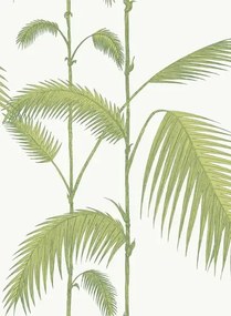 Cole & Son Carta da parati Palm Jungle - Leaf Green/ Ivory