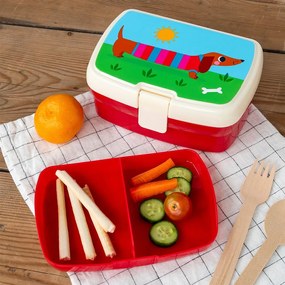 Porta merenda per bambini Sausage Dog - Rex London