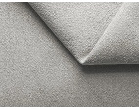 Letto matrimoniale imbottito grigio chiaro con contenitore con griglia 140x200 cm Kiana - Makamii