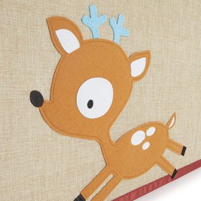 Bieco - Scatola portaoggetti con coperchio - cerbiatto