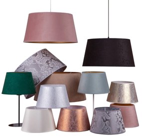 Duolla Paralume Cone altezza 25,5 cm, argento metallizzato
