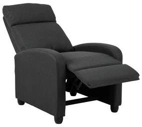 Poltrona relax antracite Siom - Actona