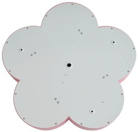 Plafoniera per bambini rosa e bianca - Lucille