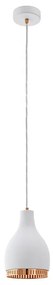 Eglo 96871 - Lampada a sospensione COCNO 1xE27/60W/230V bianco