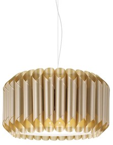 Sospensione Moderna 1 Luce Louise In Polilux Oro D50 Made In Italy