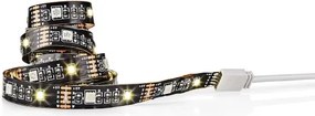 Nedis BTLS20RGBW - Striscia LED RGB Dimmerabile SmartLife 2,4m LED/4W/5V