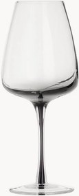 Bicchiere da vino bianco in vetro soffiato Smoke