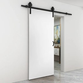 Porta scorrevole Cool in mdf bianco, L 92.5 x H 211.5 cm, con binario Rodeo Reversibile