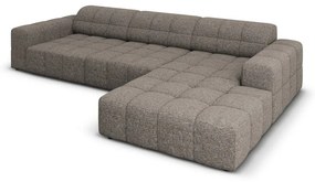 Divano angolare in grigio scuro (con penisola a destra) Chicago – Cosmopolitan Design