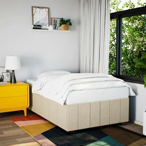 Giroletto Senza Materasso Crema 120x190cm İn Tessuto /