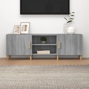 Mobile Porta Tv Grigio Sonoma 150x30x50 Cm İn Legno Multistrato /