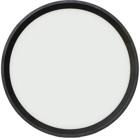Fulgur 41811 - Plafoniera LED NOMY LED/18W/230V diametro 23 cm nero