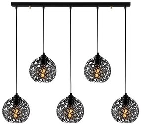 Lampadario su filo FELLINI 5xE27/100W/230V