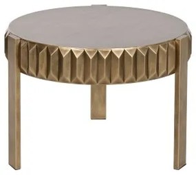 Tavolino Aggiuntivo Home ESPRIT Dorato Metallo 62 x 62 x 50 cm