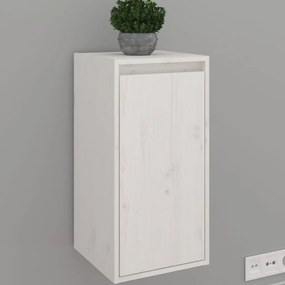 Pensile Bianco 30x30x60 Cm İn Legno Massello Di Pino /