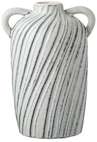 Vaso azzurro in ceramica (altezza totale 22 cm) Mimi – House Nordic