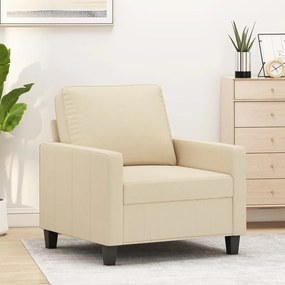 Poltrona Crema 60 Cm İn Tessuto /
