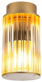 Argon 8774 - Plafoniera da esterno NORFOLK 1xE27/15W/230V IP44 oro