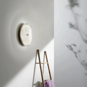 Applique LED JOKEY D28 cm in metallo e vetro decorato Trasparente