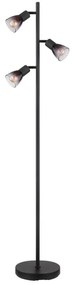 Globo 54312-3S - Lampada con piedistallo SATELLA 3xE14/25W/230V nero
