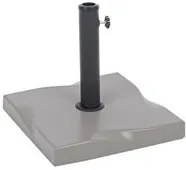 Base ombrellone quadrata cemento Salonicco 25 kg cm 44,5 x 44,5 x 37,5