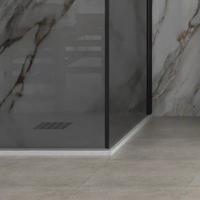 Box doccia 70x80 doppio battente vetro fumé altezza 200h | KS2800AF - KAMALU