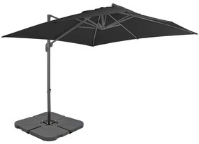 Parasole Da Giardino Con Base Portatile Antracite /
