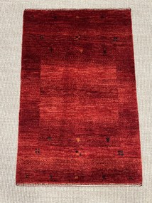 Loribaft Tappeto persiano 90 x 60 Rosso (Iran) Annodato A Mano