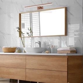 Illuminazione LED per specchio da bagno SHINE, 13,8 W/230 V, 60 cm, IP44, oro rosa