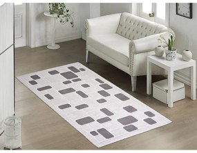 Tappeto in cotone beige, 60 x 90 cm Mozaik - Vitaus