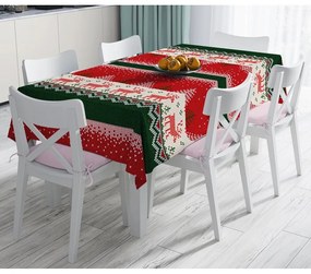 Tovaglia natalizia in cotone Merry , 140 x 180 cm Christmas - Minimalist Cushion Covers