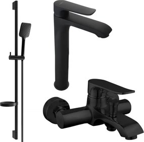 Mexen Pecos DS62 set da bagno, nero - 72713DS62-70