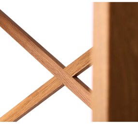 Scaffale effetto rovere colore naturale 70x87 cm X-Shelf - Unique Furniture