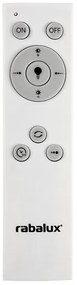 Rabalux 5445 - Plafoniera LED dimmerabile DANNY LED/36W/230V + telecomando