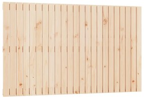 Testiera da parete 147x3x90 cm in legno massello di pino
