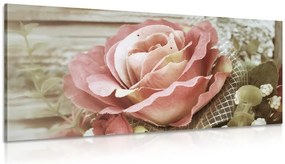 Quadro su tela – Rose vintage eleganti